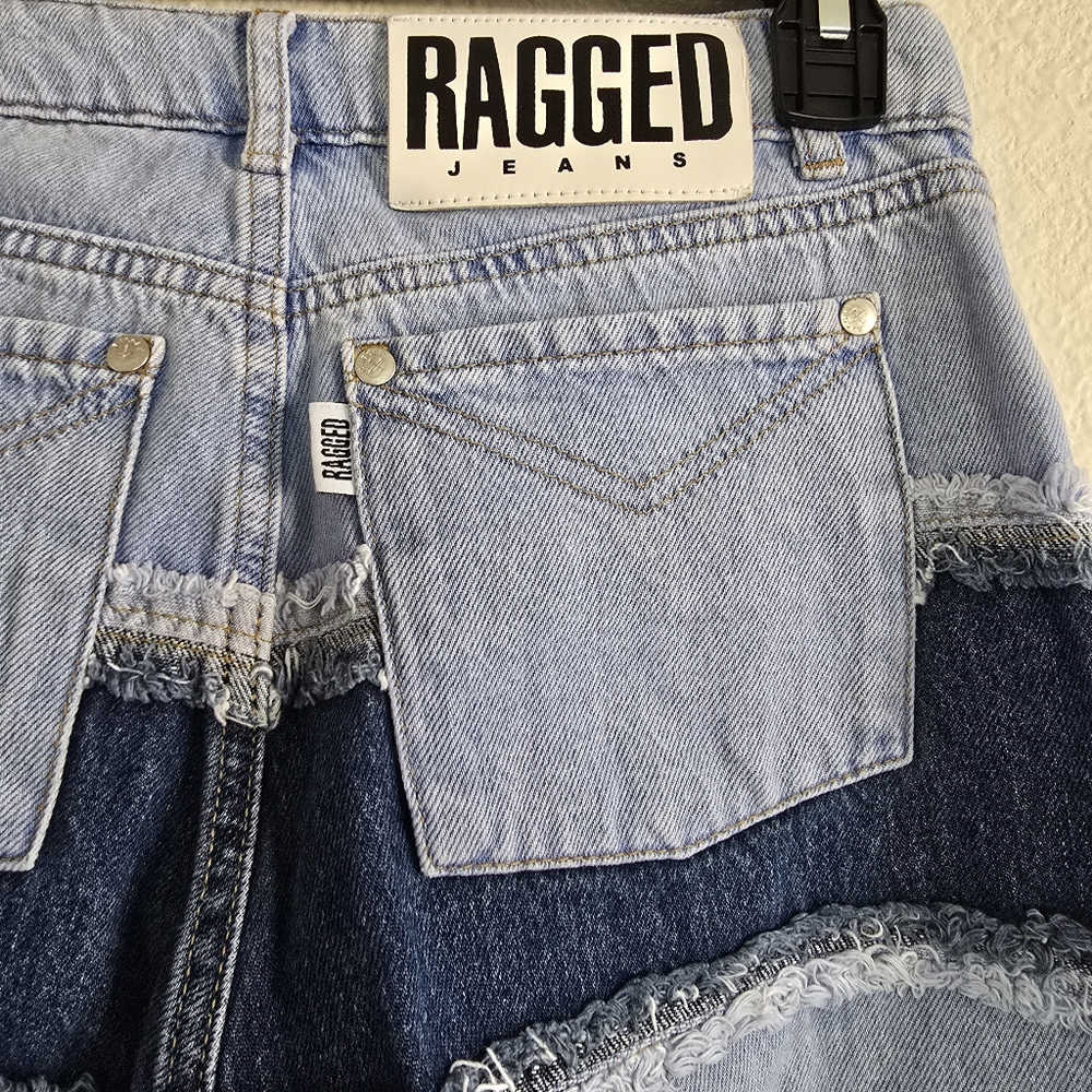 The Ragged Priest High Rise Patchwork Jeans - Picture 4 of 7